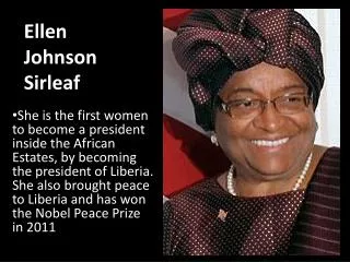 Ellen Johnson Sirleaf