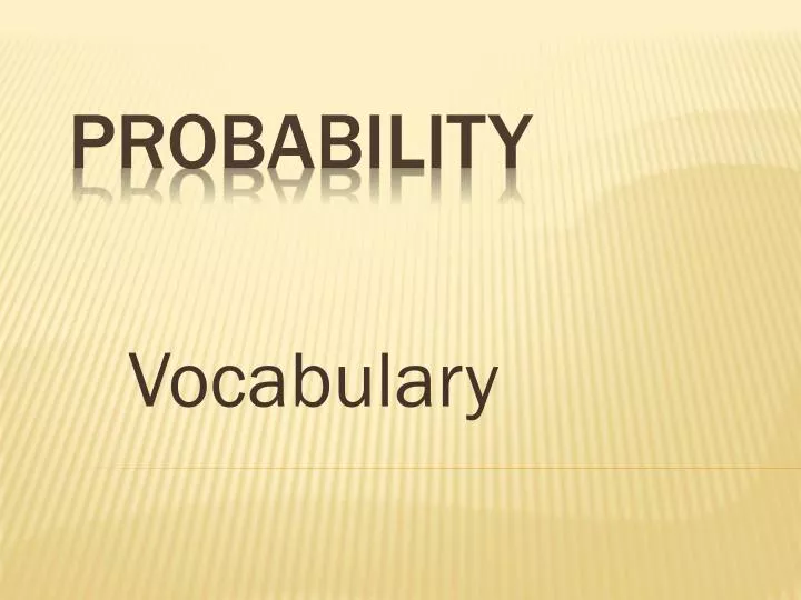 vocabulary