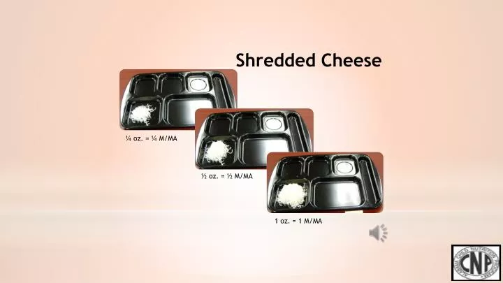 shredded cheese