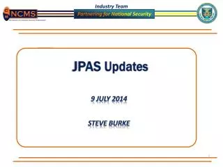 JPAS Updates