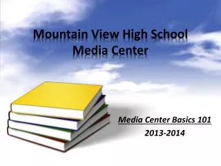 Mountain View High School Media Center
