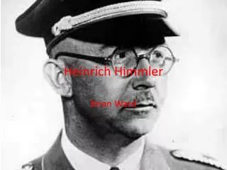 heinrich himmler