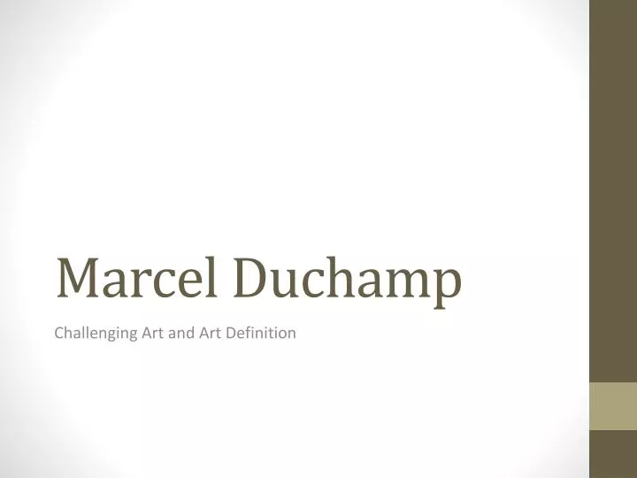 marcel duchamp