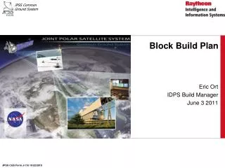 Block Build Plan