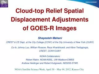 Cloud-top Relief Spatial Displacement Adjustments of GOES-R Images