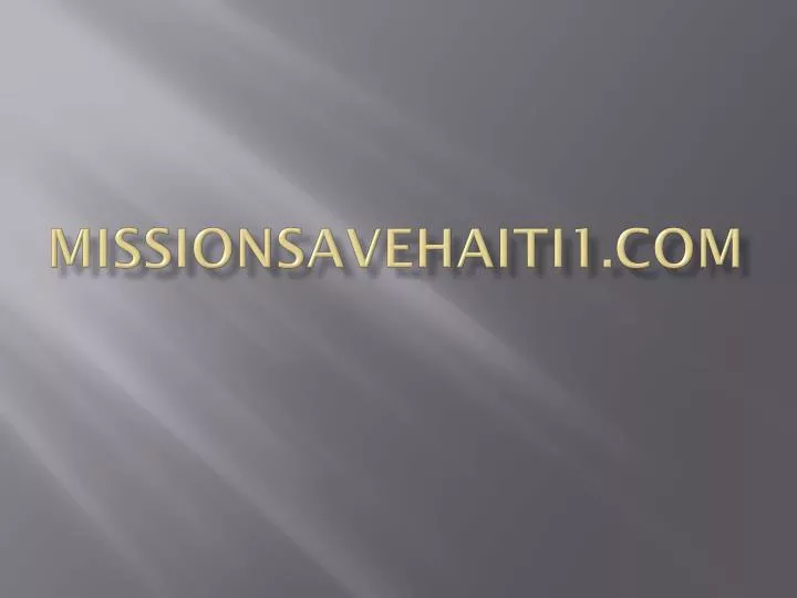 missionsavehaiti1 com