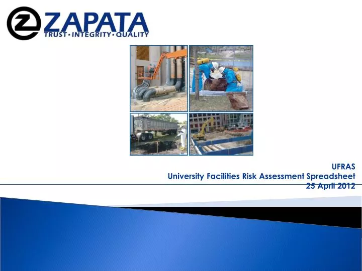 ufras university facilities risk assessment spreadsheet 25 april 2012