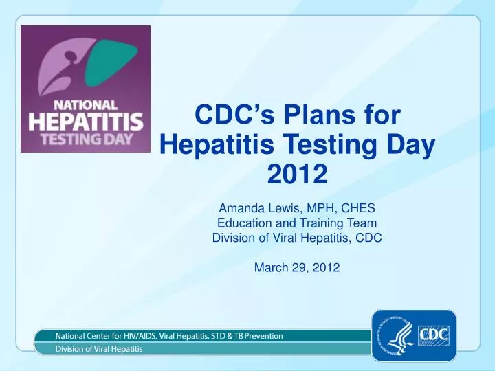 cdc s plans for hepatitis testing day 2012
