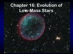 Chapter 16: Evolution of Low-Mass Stars - slide 1