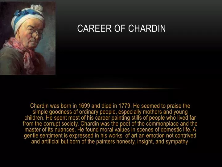 career of chardin