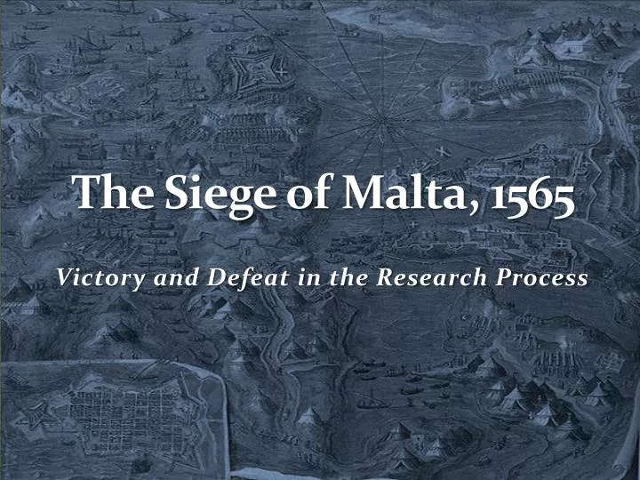 the siege of malta 1565