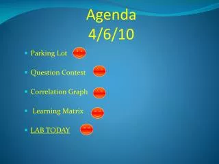 Agenda 4/6/10