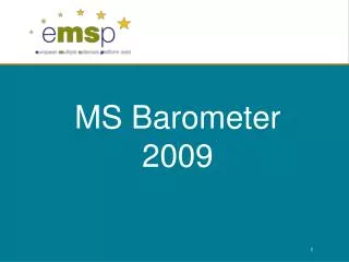 MS Barometer 2009
