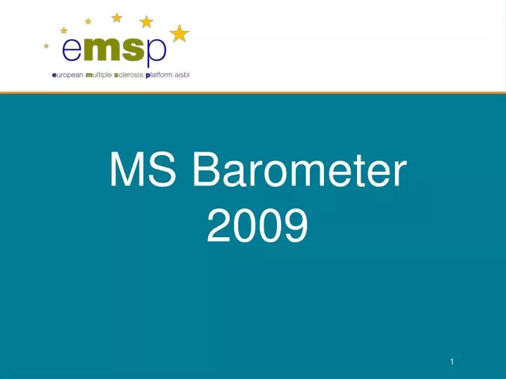 ms barometer 2009