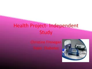 health project independent study