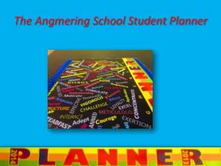 The Angmering School Student Planner