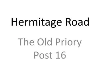 Hermitage Road