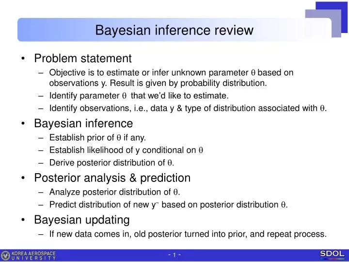 bayesian inference review