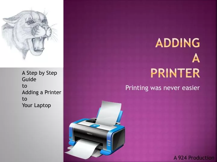 adding a printer