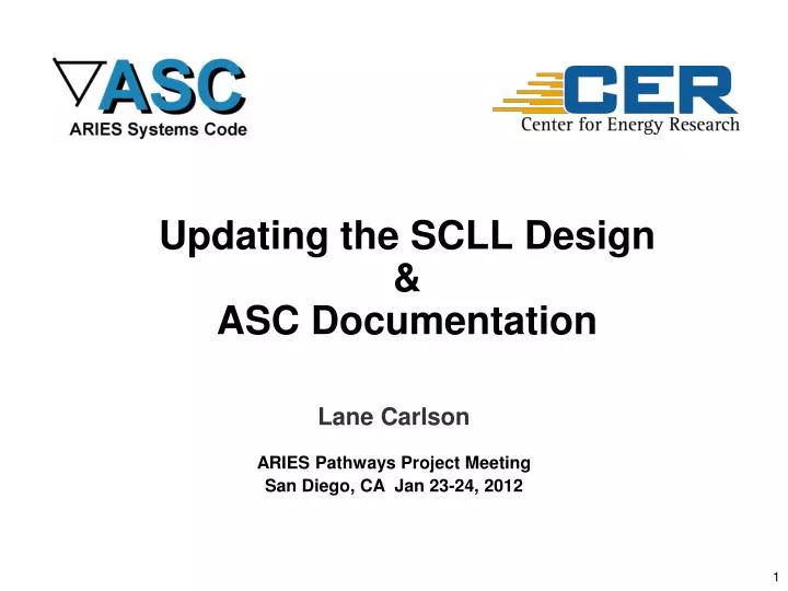 updating the scll design asc documentation