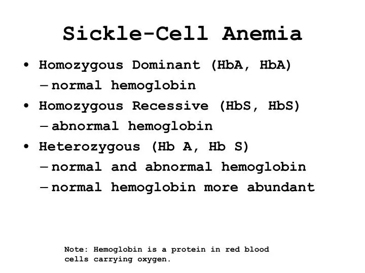 sickle cell anemia