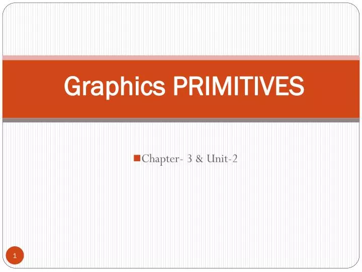 graphics primitives