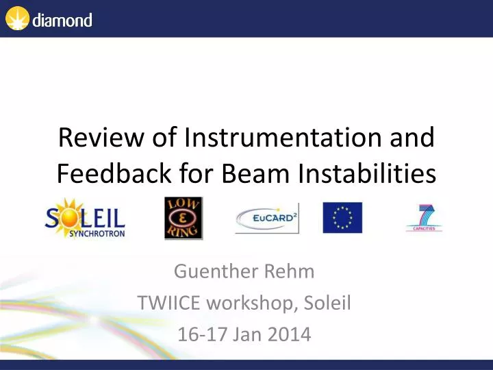 review of instrumentation and feedback for beam instabilities