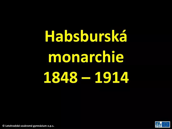 habsbursk monarchie 1848 1914