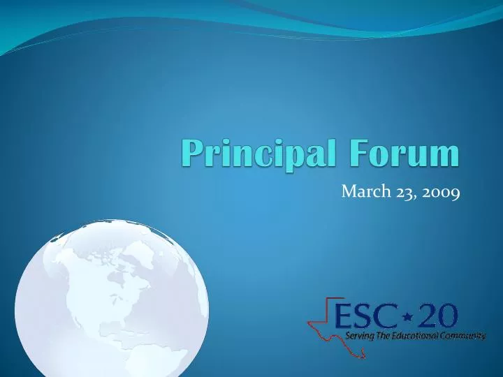 principal forum