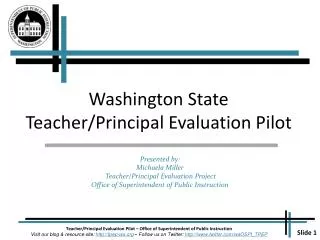 Washington State Teacher/Principal Evaluation Pilot