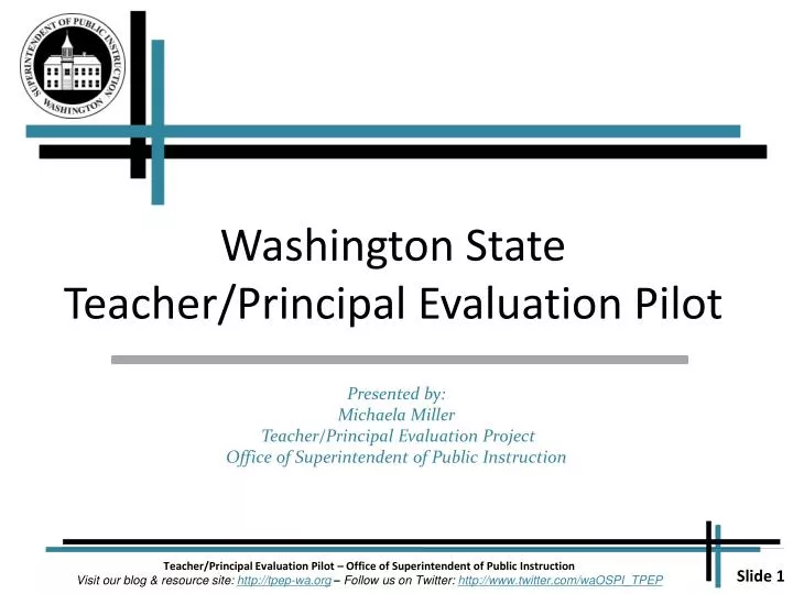 washington state teacher principal evaluation pilot