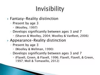 I nvisibility