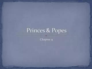 princes popes