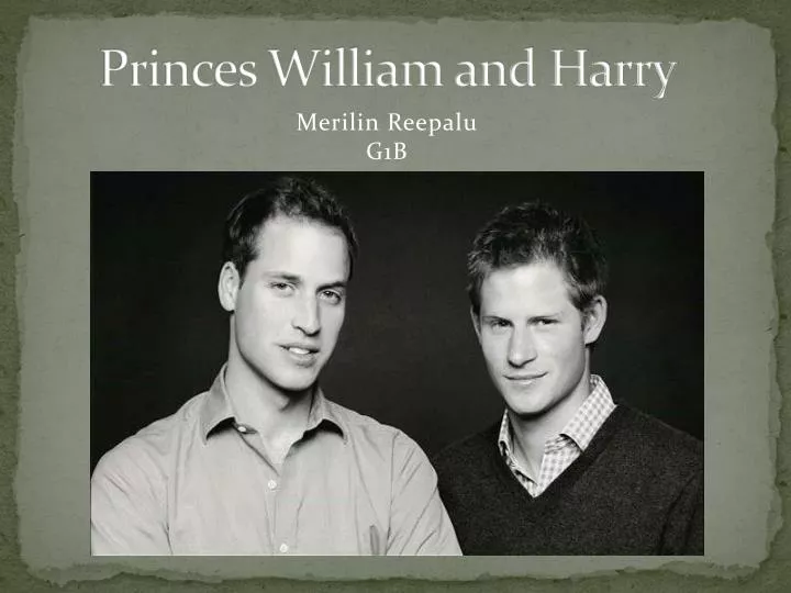 princes william and harry