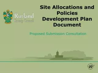 Site Allocations and Policies Development Plan Document