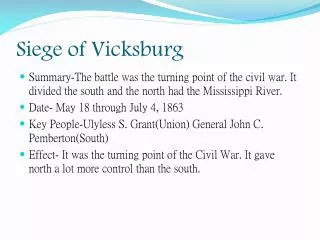 siege of vicksburg