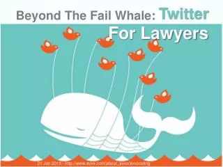 Beyond The Fail Whale: