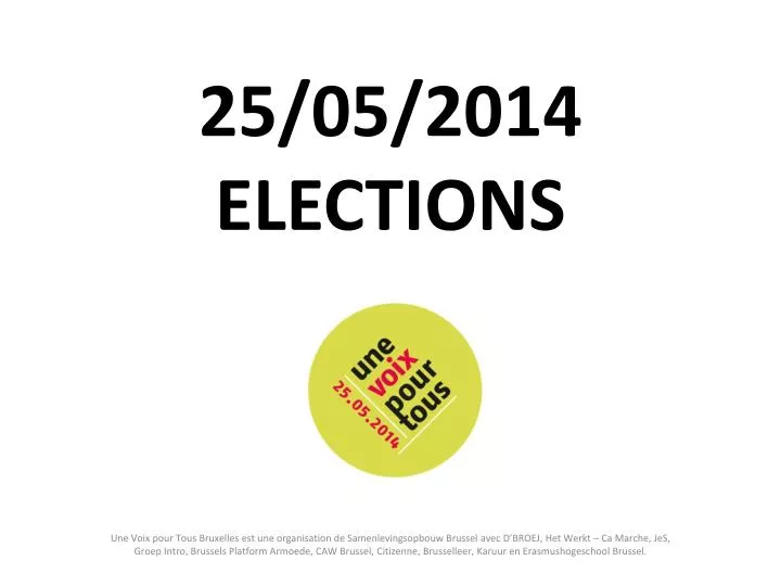 25 05 2014 elections