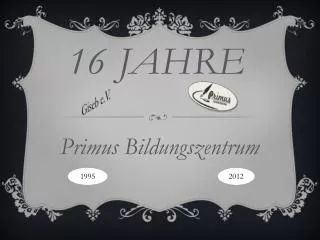 16 jahre