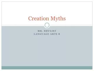 creation myths