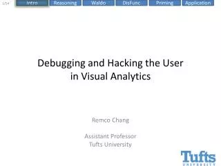 Debugging and Hacking the User in Visual Analytics