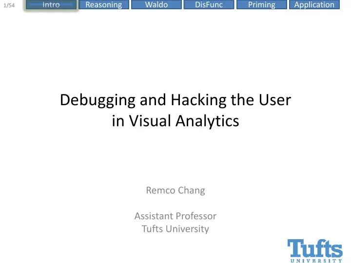 debugging and hacking the user in visual analytics