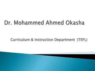 Dr. Mohammed Ahmed Okasha