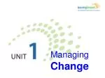 Managing Change - slide 1