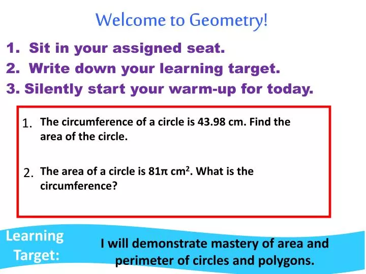 welcome to geometry