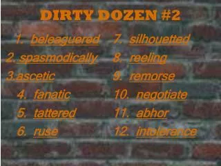 5 tattered