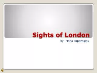 sights of l ondon