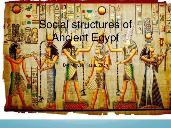 social structures of ancient egypt