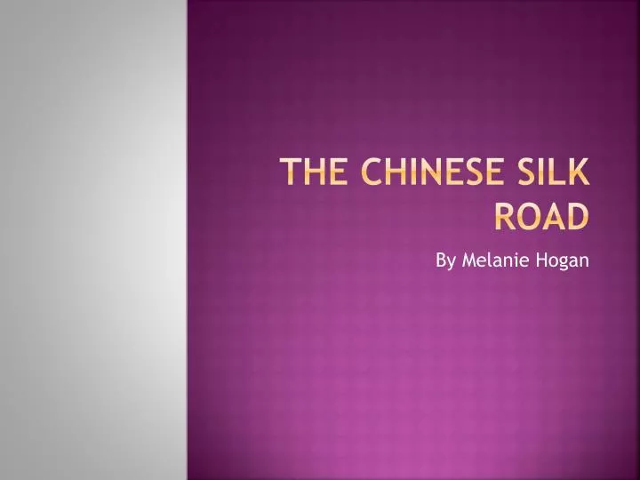 the chinese silk road