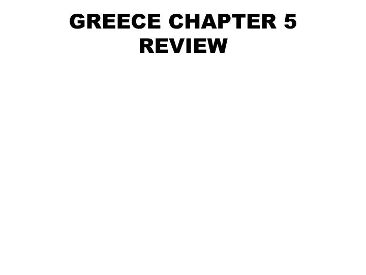 greece chapter 5 review